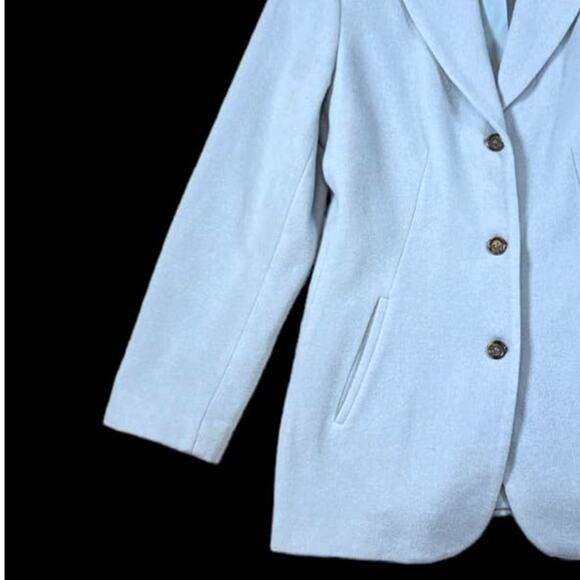 Harve Benard Suit Blazer Coat in Blue | Size 10 - Picture 3 of 3